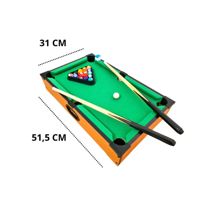 Mini Pool Table with Complete Kit